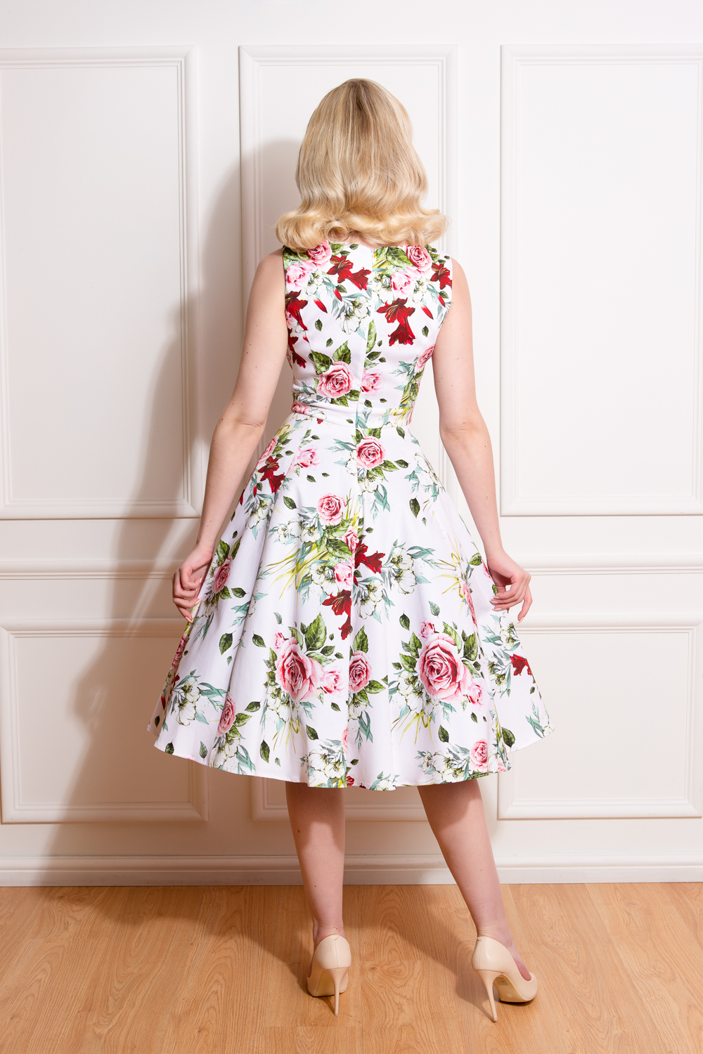 Carole Floral Swing Dress